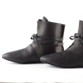 Men's Gift Black Real Leather Boots Cattle Leather Medieval Style | Canada