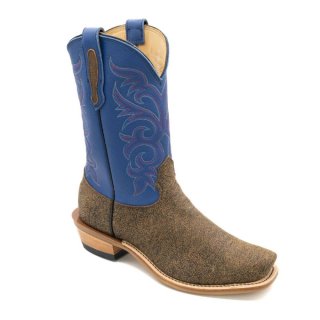 Fenoglio Free Delivery Men's Tan Cape Buffalo w/ Ocean Blue Style No. 00101357