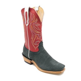 Fenoglio Free Delivery Men's Grey Sueded Elephant w/ Red Style No. 00101790