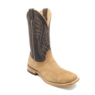 Fenoglio Free Delivery Men's Tan Victoria Roughout w/ Brown Mexkite Style No. 15411217