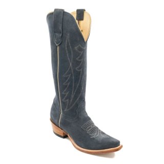 Fenoglio Free Delivery Women's Navy Suede All-Over Style No. 00101652