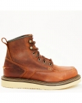 Brand New Hawx Men's 6" Lace-Up Moc Work Boots - Soft Toe | Rust Copper