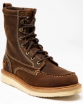 Brand New Hawx Men's 8" Grade Work Boots - Moc Toe | Brown