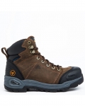 Brand New Hawx Men's 6" Crew Lace-To-Toe Work Boots - Composite Toe | Dark Brown