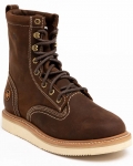 Brand New Hawx Men's 8" Grade Work Boots - Soft Toe | Brown
