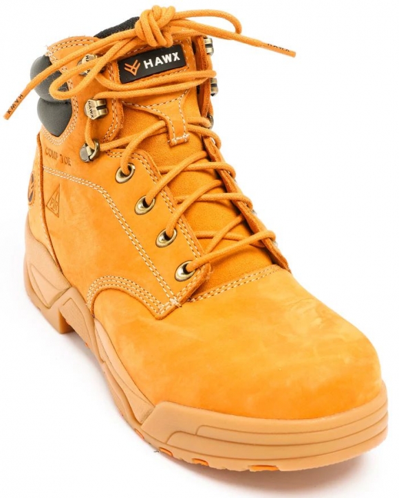 Brand New Hawx Men's Enforcer Lace-Up Work Boots - Composite Toe | Wheat