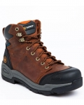 Brand New Hawx Men's 6" Lace-To-Toe Waterproof Work Boots - Composite Toe | Rust Copper