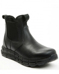 Brand New Hawx Men's Athletic Uniform Chelsea Boots - Soft Toe | Black