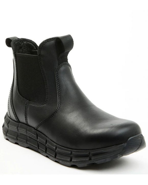 Brand New Hawx Men's Athletic Uniform Chelsea Boots - Soft Toe | Black