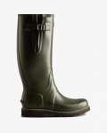 Hunter | Men's Balmoral Side Adjustable Rain Boots-Dark Olive | Canada Outlet