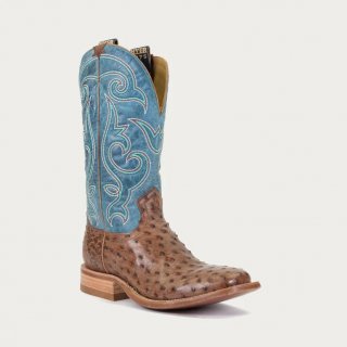 NEW ARRIVALS HYER BOOTS MEN'S JETMORE - Tabac/Blue