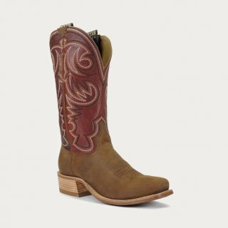 NEW ARRIVALS HYER BOOTS MEN'S HAYS - Bay Apache/Rust
