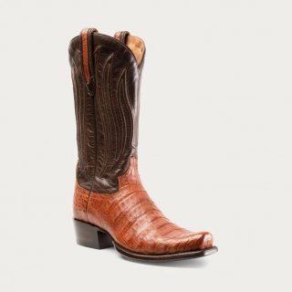 NEW ARRIVALS HYER BOOTS MEN'S STOCKTON - Cognac/Chocolate