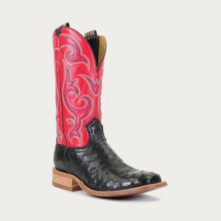 NEW ARRIVALS HYER BOOTS MEN'S JETMORE - Black/Red