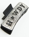 Special Offer Idyllwind Women's Howdy Stamped Metal Hair Clip | Black