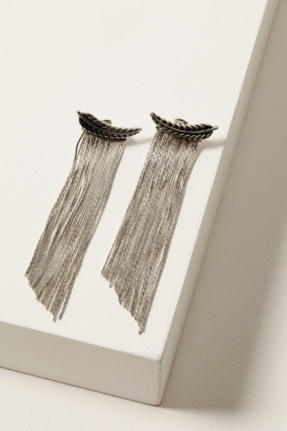 Special Offer Idyllwind Women's Marion Metal Fringe Earrings | Silver