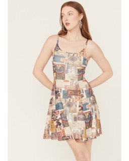 Special Offer Idyllwind Women's Rodeo Ticket Sleeveless Mesh Mini Dress | Cream Special Offer Idyllwind Women's Rodeo Ticket Sleeveless Mesh Mini Dress | Cream