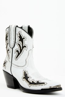 Special Offer Idyllwind Women's Fiore Booties - Round Toe | White Special Offer Idyllwind Women's Fiore Booties - Round Toe | White