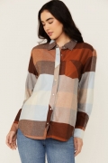 Special Offer Idyllwind Women's Harlow Long Sleeve Snap Flannel Shirt | Caramel