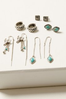 Special Offer Idyllwind Women's Tularosa Earring Set - 5 Piece | Silver Special Offer Idyllwind Women's Tularosa Earring Set - 5 Piece | Silver