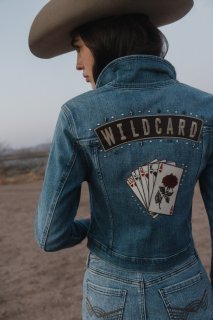 Special Offer Idyllwind Women's Wildcard Denim Trucker Jacket | Medium Wash