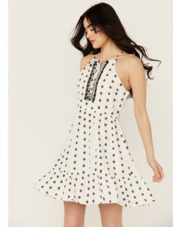 Special Offer Idyllwind Women's Zelida Embroidered Halter Neck Mini Dress | Ivory Special Offer Idyllwind Women's Zelida Embroidered Halter Neck Mini Dress | Ivory