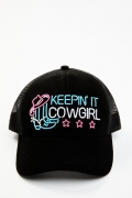 Special Offer Idyllwind Women's Keepin' It Cowgirl Neon Baseball Hat | Black