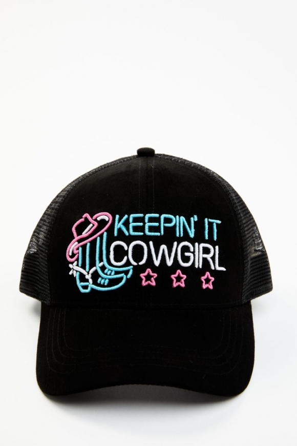 Special Offer Idyllwind Women's Keepin' It Cowgirl Neon Baseball Hat | Black