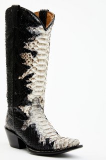 Special Offer Idyllwind Women's Stunner Exotic Python Western Boots - Snip Toe | Black/white Special Offer Idyllwind Women's Stunner Exotic Python Western Boots - Snip Toe | Black/white