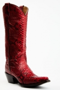 Special Offer Idyllwind Women's Slay Red Python Tall Western Boots - Snip Toe | Red