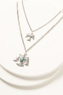 Special Offer Idyllwind Women's Prescott Antique Layered Thunderbird Necklace | Silver Special Offer Idyllwind Women's Prescott Antique Layered Thunderbird Necklace | Silver