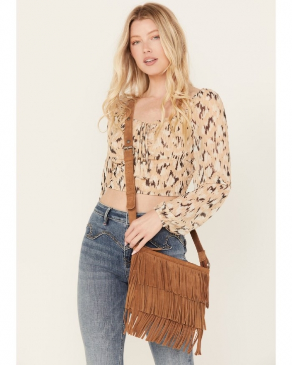 Special Offer Idyllwind Women's Darlington Court Suede Crossbody Handbag | Lt Brown Special Offer Idyllwind Women's Darlington Court Suede Crossbody Handbag | Lt Brown