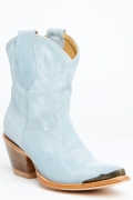 Special Offer Idyllwind Women's Wheels Blue Suede Western Booties - Round Toe | Light Blue Special Offer Idyllwind Women's Wheels Blue Suede Western Booties - Round Toe | Light Blue
