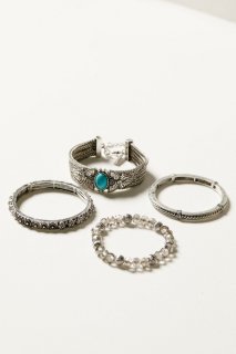 Special Offer Idyllwind Women's Kenton 4-Piece Bracelet Set | Silver