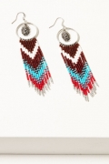 Special Offer Idyllwind Women's Cezanne Antique Seed Bead Fringe Earrings | Silver