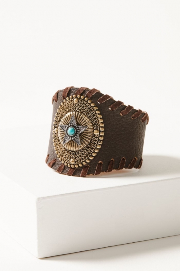Special Offer Idyllwind Women's Abernathy Leather Cuff Bracelet | Multi Special Offer Idyllwind Women's Abernathy Leather Cuff Bracelet | Multi