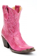Special Offer Idyllwind Women's Wheels Pink Leather Western Booties - Round Toe | Magenta