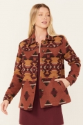 Special Offer Idyllwind Women's Lane Southwestern Print Shacket | Pecan Special Offer Idyllwind Women's Lane Southwestern Print Shacket | Pecan