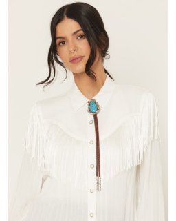 Special Offer Idyllwind Women's Truett Synthetic Turquoise Bolo Tie | Brown Special Offer Idyllwind Women's Truett Synthetic Turquoise Bolo Tie | Brown