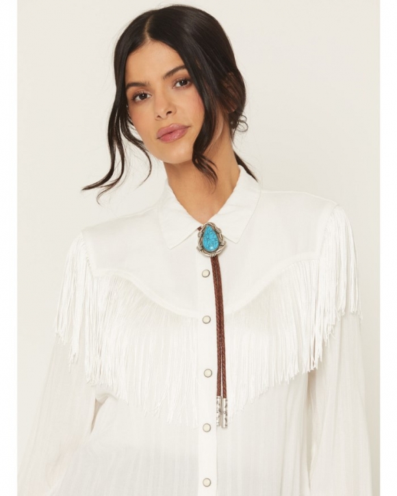 Special Offer Idyllwind Women's Truett Synthetic Turquoise Bolo Tie | Brown