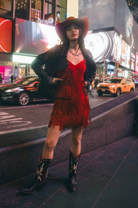 Special Offer Idyllwind Women's Brixworth Red Fringe Festival Dress | Wine