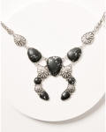 Special Offer Idyllwind Women's Patomic Statement Squash Blossom Necklace | Silver