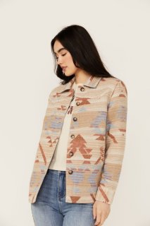 Special Offer Idyllwind Women's Jenry Southwestern Print Oversized Shacket | Nude Special Offer Idyllwind Women's Jenry Southwestern Print Oversized Shacket | Nude