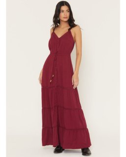 Special Offer Idyllwind Women's Sleeveless Maxi Dress | Maroon