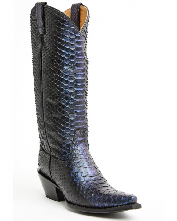 Special Offer Idyllwind Women's Slay Midnight Exotic Python Tall Western Boots - Snip Toe | Blue Special Offer Idyllwind Women's Slay Midnight Exotic Python Tall Western Boots - Snip Toe | Blue
