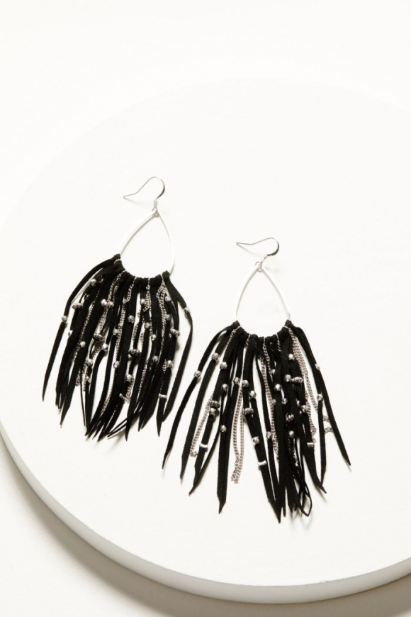 Special Offer Idyllwind Women's Harrow Black Fringe Earrings | Black