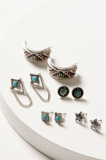 Special Offer Idyllwind Women's Courtland Earring Set - 5-Piece | Silver Special Offer Idyllwind Women's Courtland Earring Set - 5-Piece | Silver