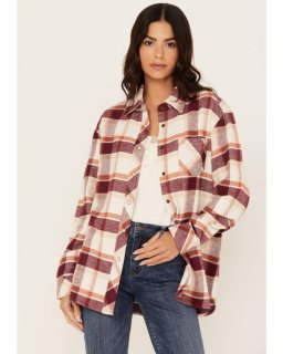 Special Offer Idyllwind Women's Rendon Plaid Print Long Sleeve Snap Flannel | Pecan Special Offer Idyllwind Women's Rendon Plaid Print Long Sleeve Snap Flannel | Pecan