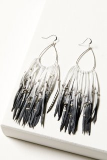 Special Offer Idyllwind Women's Rolynn Leather Ombre Studded Earrings | Black Special Offer Idyllwind Women's Rolynn Leather Ombre Studded Earrings | Black