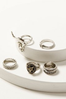 Special Offer Idyllwind Women's Eastdale Ring Set - 5 Piece | Silver Special Offer Idyllwind Women's Eastdale Ring Set - 5 Piece | Silver